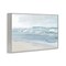Stupell Industries Calm Blue Beach Waves Framed Giclee Wall Art Design by Mike Calascibetta